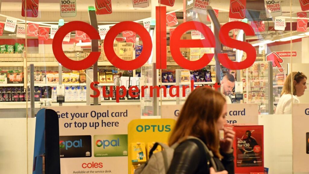 Supermarket giant Coles enjoyed a boost in sales and profit in the last financial year.