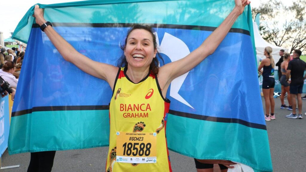 Torres Strait Islander runner Bianca Graham is ready to tackle the Sydney Marathon on Sunday.

