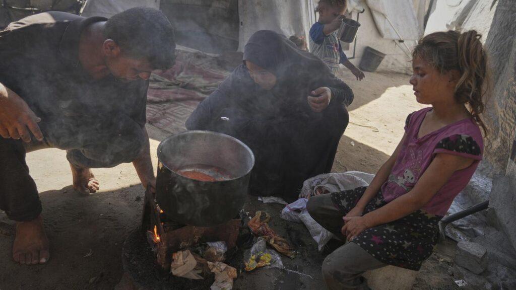 Experts say a “worst-case scenario of famine” is occurring in Gaza because of the lack of aid.
