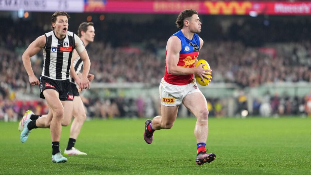 Lion Lachie Neale will miss the run to the finals after injurying a quad in the win over the Pies.
