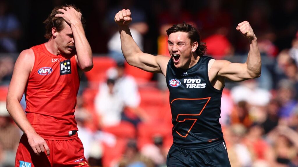 Harry Rowston was the Giants’ unlikely hero in a victory that likely sealed their AFL finals berth.
