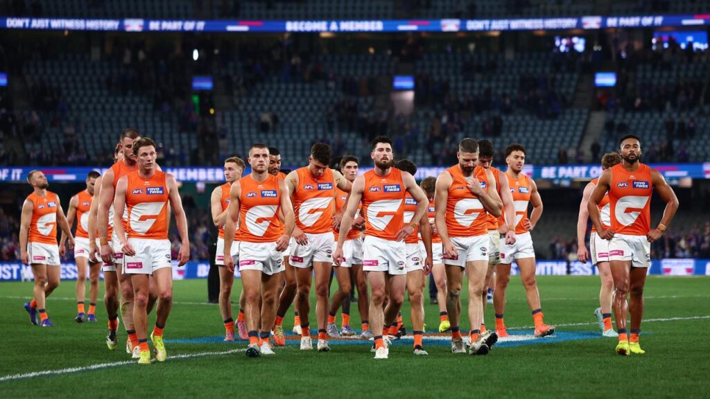 Giants players will be moving on quickly from defeat by the Bulldogs, says coach Adam Kingsley.
