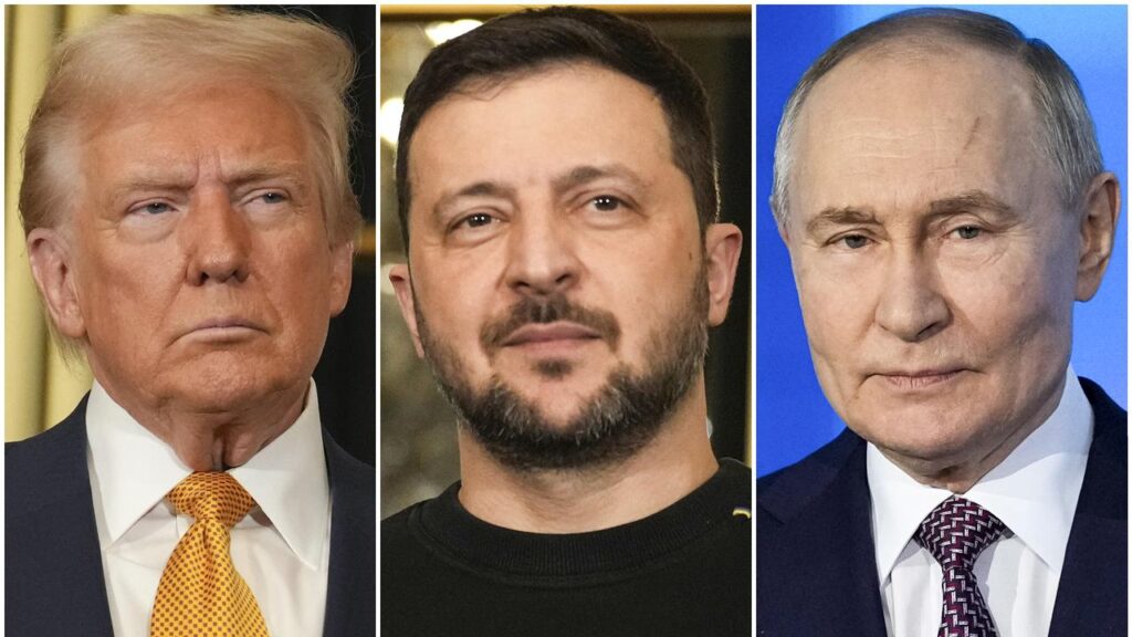 Donald Trump has been frustrated with Vladimir Putin over the lack of progress towards peace.
