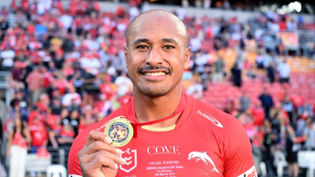 Felise Kaufusi, man of the match in the Dolphin’s first game, has inked a two-year extension.
