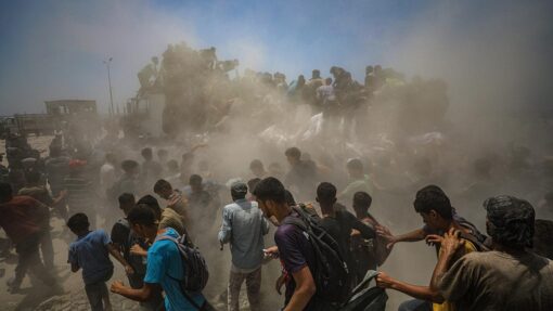 Aid enters Gaza Strip