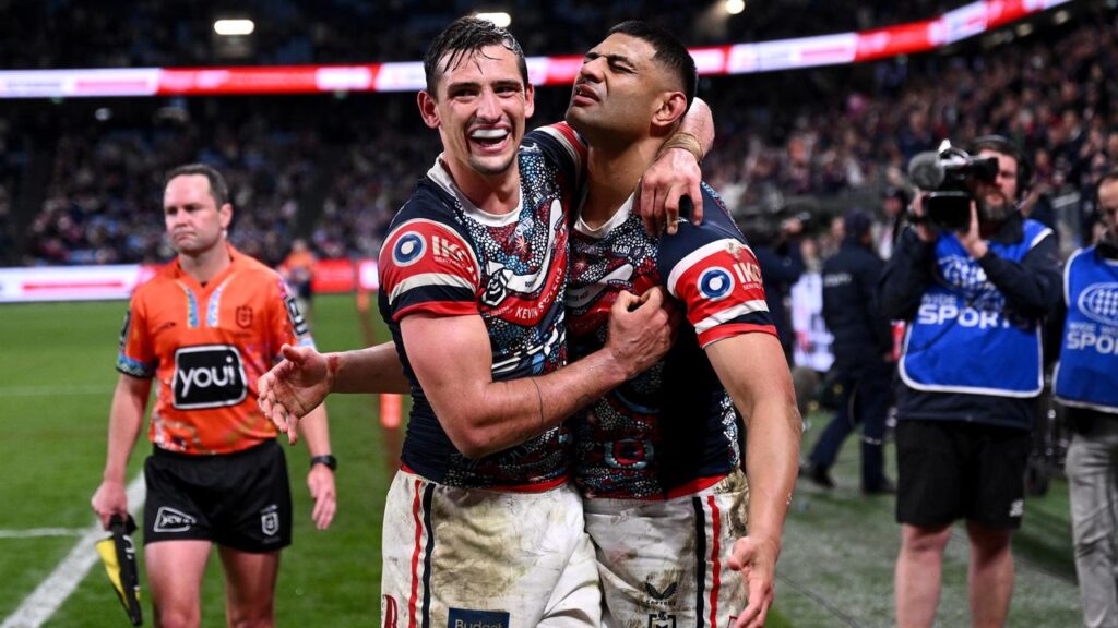 Sydney Roosters star Billy Smith (left) is keen to represent England on the international stage.

