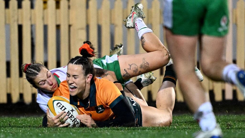 The Wallaroos have cruised to victory in the second Test against Wales in Sydney.