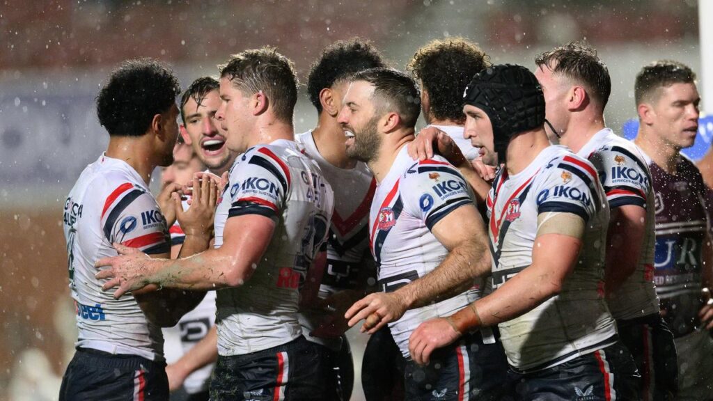 The Sydney Roosters boosted their NRL final hopes with a convincing win over Manly.