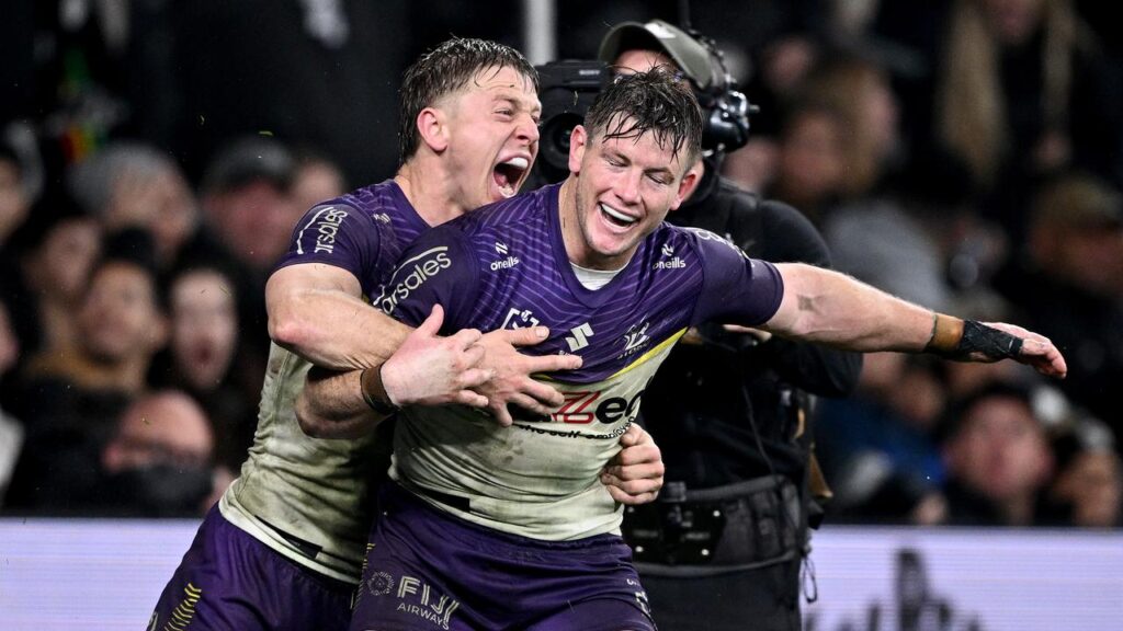 Melbourne’s Harry Grant stunned the Panthers with a golden-point try to clinch a thrilling win. 
