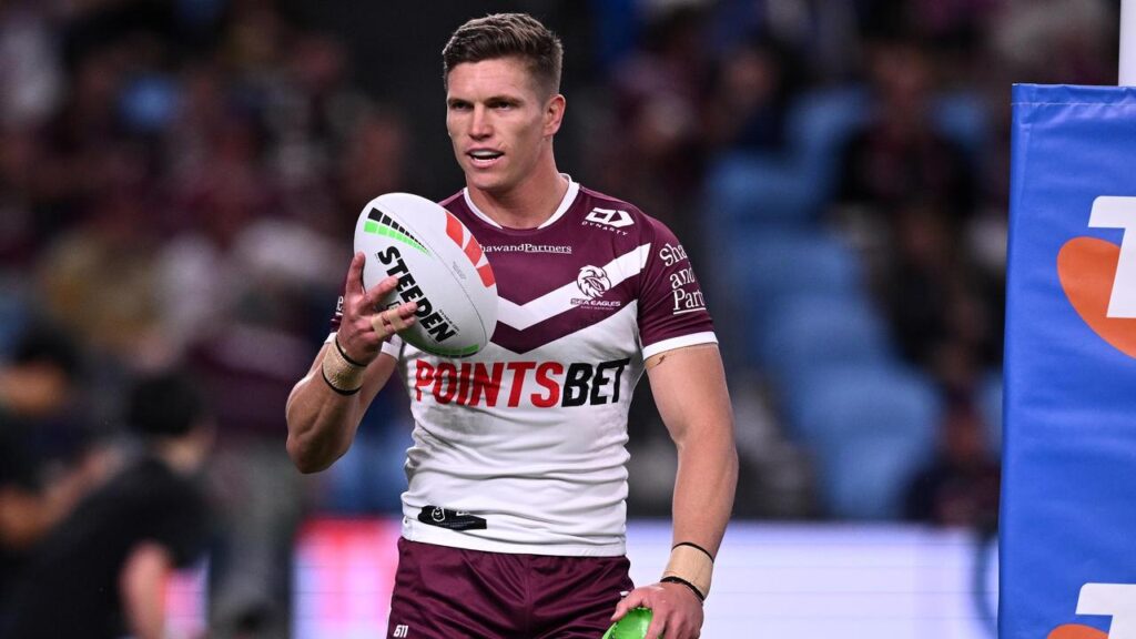 Reuben Garrick, who will miss the rest of the season, says Manly are still focused on making finals.
