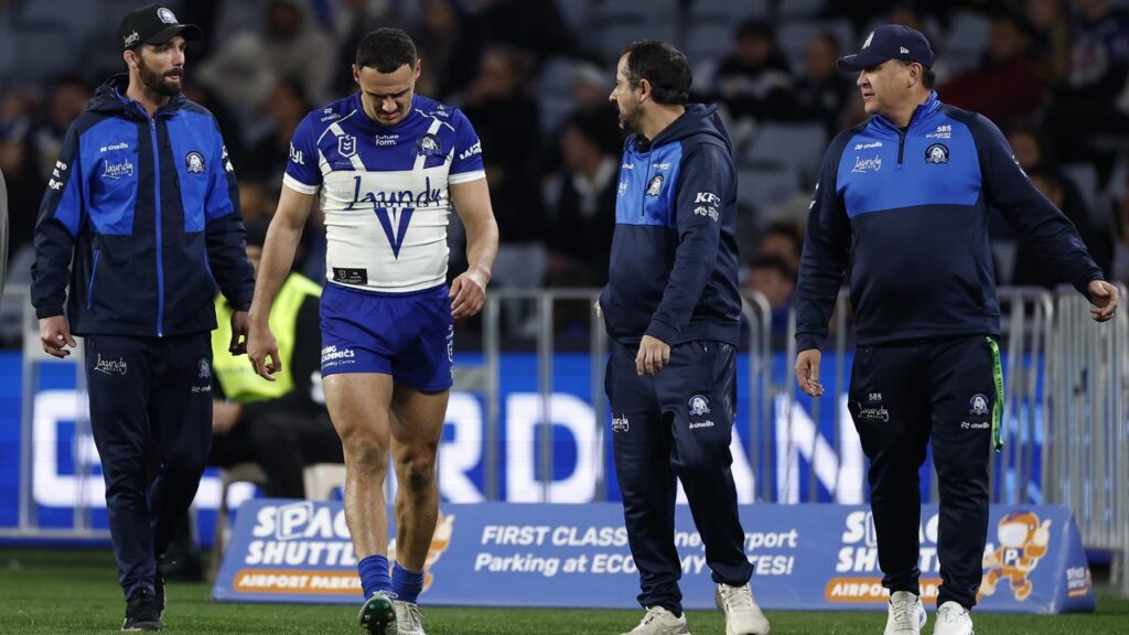 An injury to Jacob Kiraz dampened Canterbury’s top-four celebration as they beat Penrith.