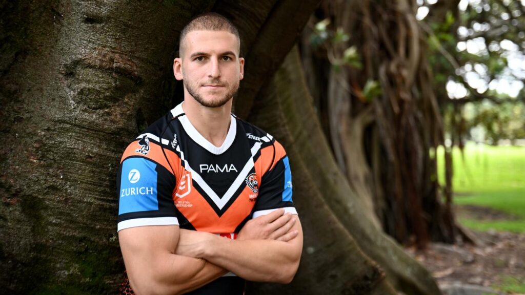 Adam Doueihi will remain in Wests Tigers colours for two more seasons after signing a new deal.
