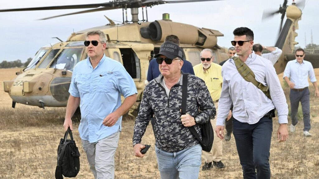 US envoy Steve Witkoff has visited a food distribution site run by the Gaza Humanitarian Foundation.