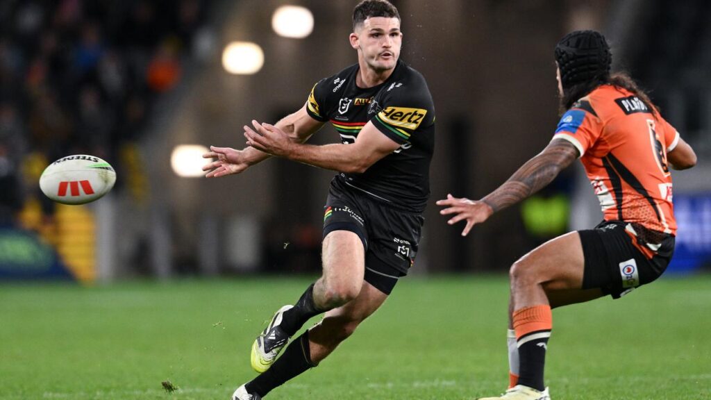 With Nathan Cleary pulling the strings, Penrith are surging in their NRL title defence. 

