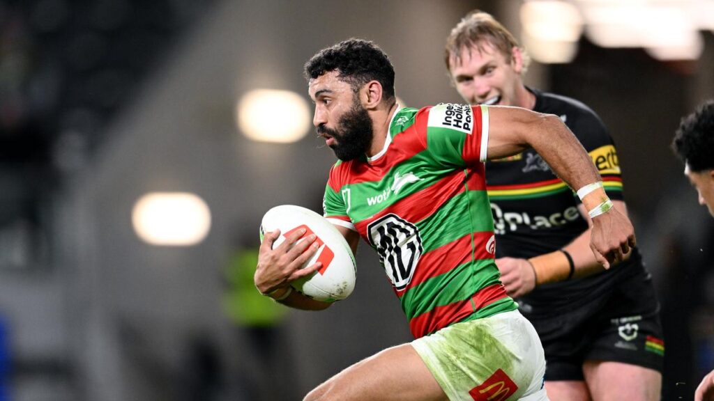 Souths machine Alex Johnston is just four away from breaking the NRL’s record for most tries.
