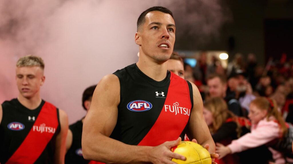 Dylan Shiel looks set to sit out Essendon’s next match after he put a teammate in danger of injury.