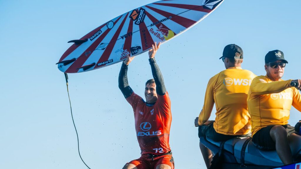 Tahiti Pro winner Jack Robinson can’t wait to get going at the WSL finals in Fiji.