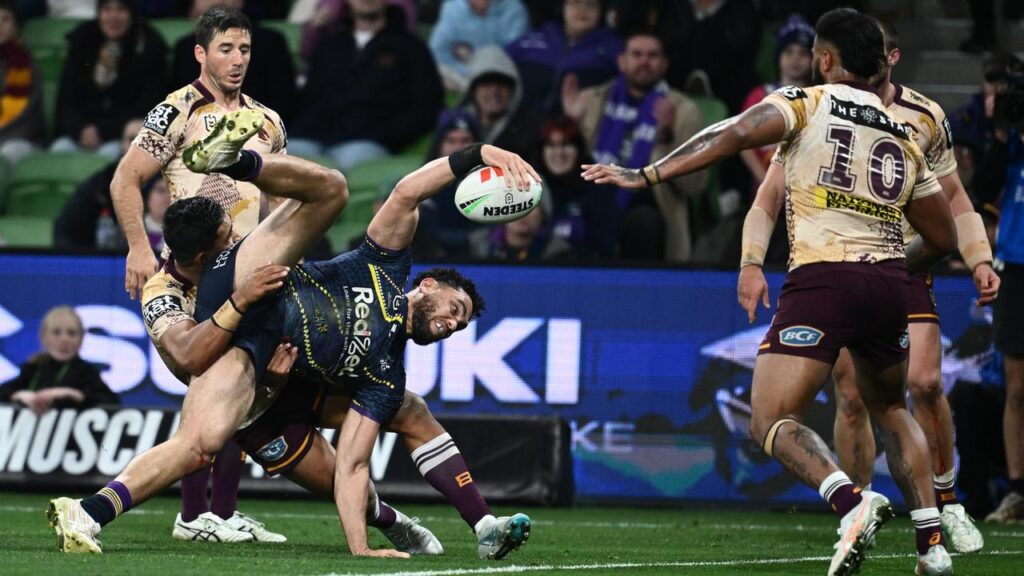 Melbourne winger Xavier Coates’s penalty try against Brisbane remains a talking point.