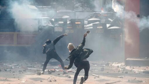 APTOPIX Indonesia Protests