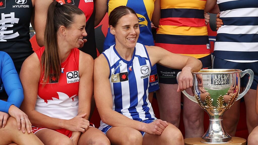 Kangaroos captain Jasmine Garner is not ready to give up their hold on the AFLW trophy just yet.
