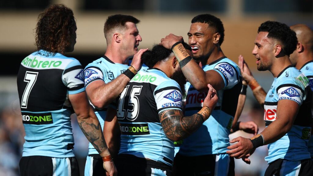 Cronulla overcame a slow start to beat the Knights and keep alive their hopes of a top-four spot.