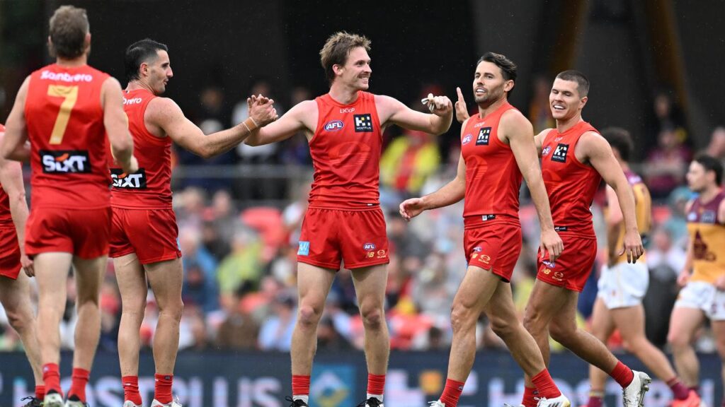 The Suns face a hectic finish to the home-and-away season in their bid to make the AFL finals.