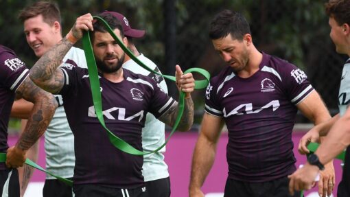 NRL BRONCOS TRAINING