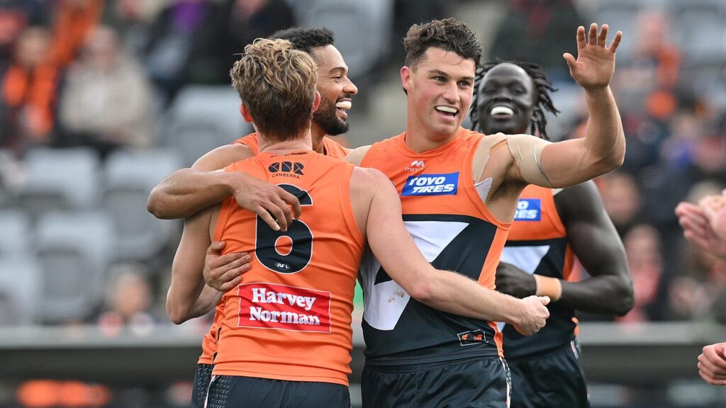 GWS have seen off North Melbourne, with Finn Callaghan racking 31 possessions and a goal.