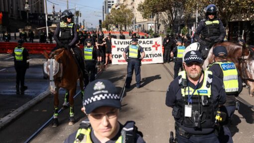 IMMIGRATION RALLY MELBOURNE