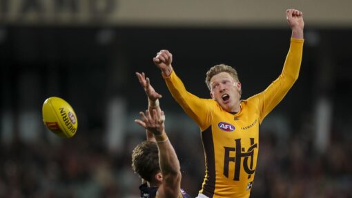 AFL CROWS HAWKS