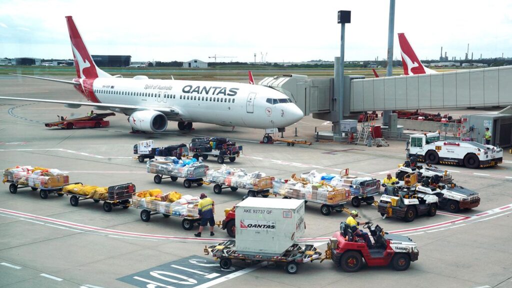 Qantas outsourced 1820 baggage handling, cleaning and ground staff roles during the COVID pandemic.