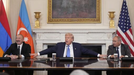 Donald Trump,Nikol Pashinyan,Ilham Aliyev