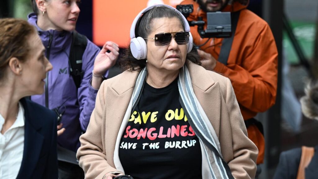 Mardathoonera woman Raelene Cooper has returned to court in a bid to protect Indigenous rock art.
