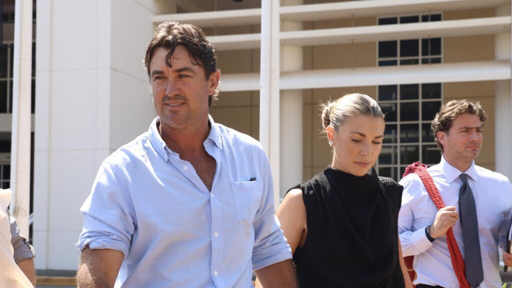 Matt Wright is accused of trying to cover up evidence after a helicopter crash that killed his mate