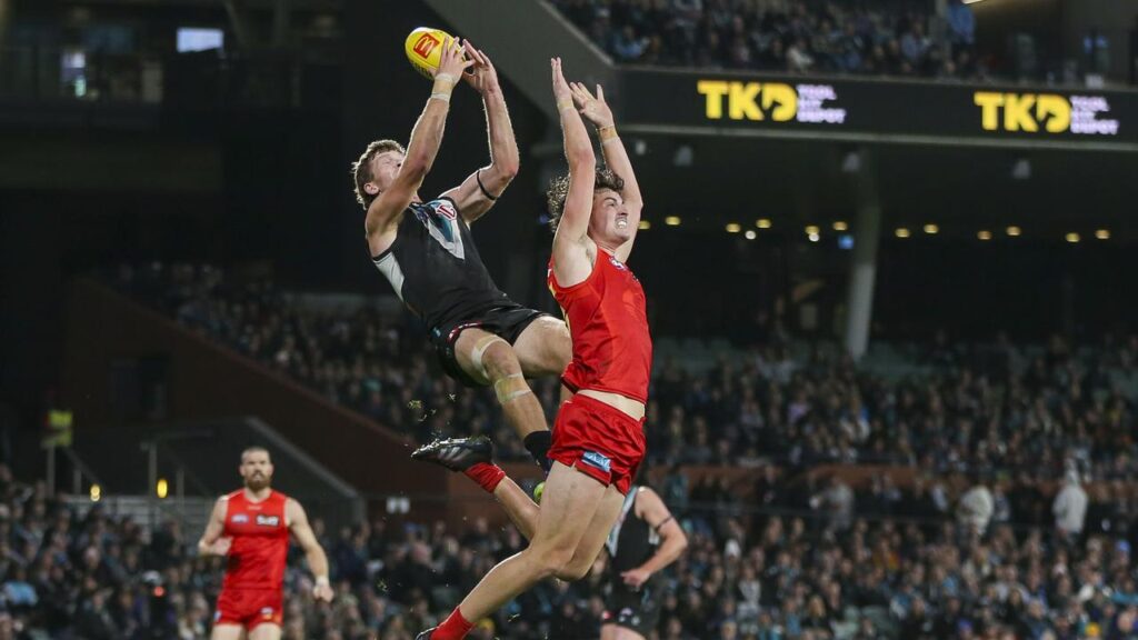 Port have got up for Travis Boak and Ken Hinkley’s last game with the club, a win over the Suns.

