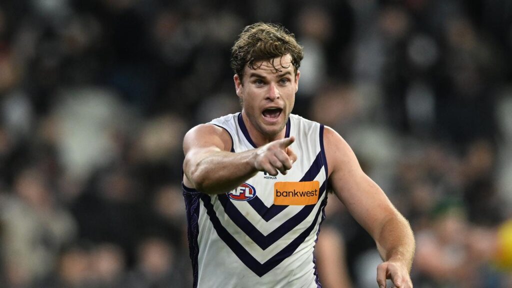 After battling through injury issues, Sean Darcy is hitting top form for Fremantle.

