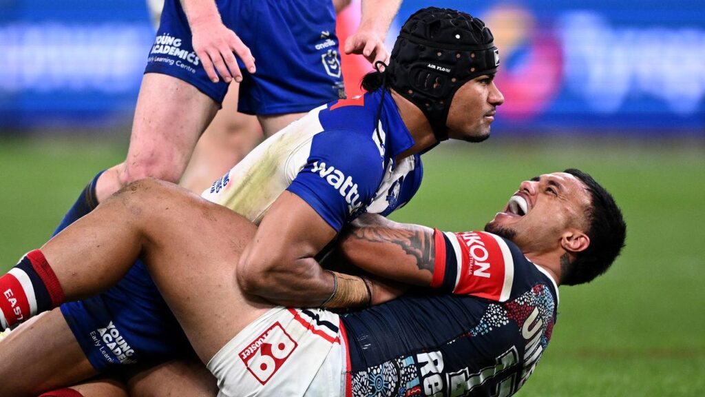 Canterbury skipper Stephen Crichton (top) wants his Bulldogs to start showing some grunt again.