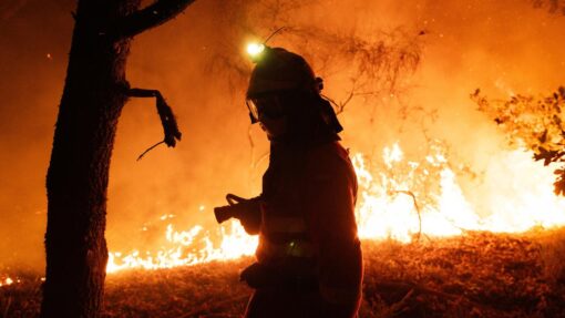 Forest fires in Spain
