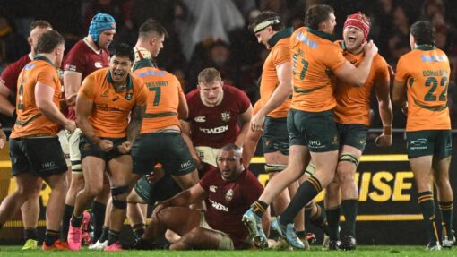 RUGBY WALLABIES LIONS