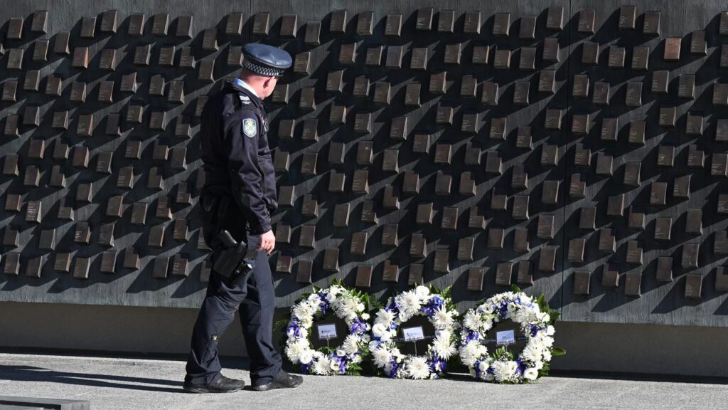 Three slain officers will be honoured as part of National Police Remembrance Day.
