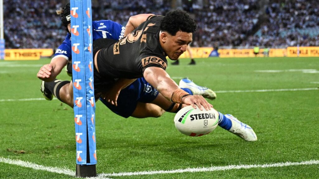 Paul Alamoti had the game of his life for Penrith against the Canterbury Bulldogs in the semi-final.
