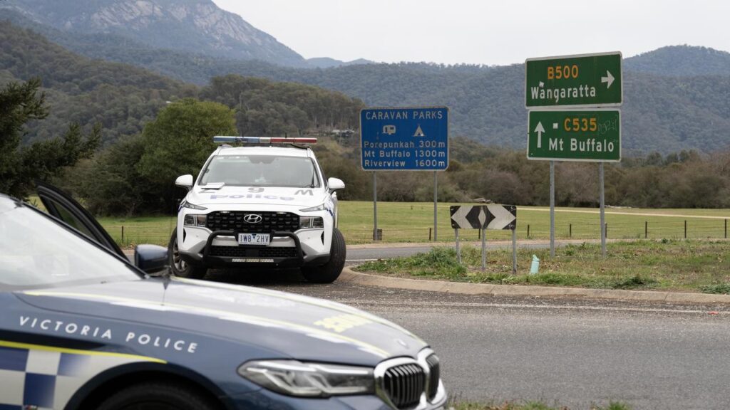 Travel restrictions have been reduced in Porepunkah as the search for Dezi Freeman continues.

