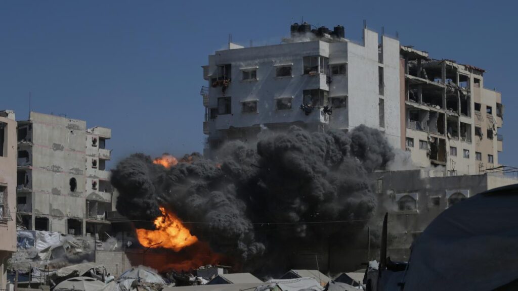 Gaza Strip health authorities say Israeli strikes have killed 40 people in the past 24 hours.