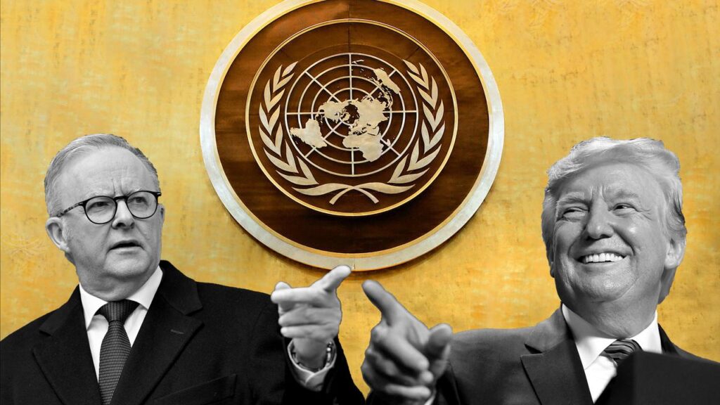 Anthony Albanese and US President Donald Trump are attending the United Nations General Assembly.