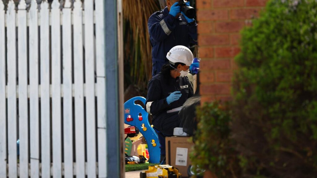Two children died and another was injured in a fire that engulfed a home.
