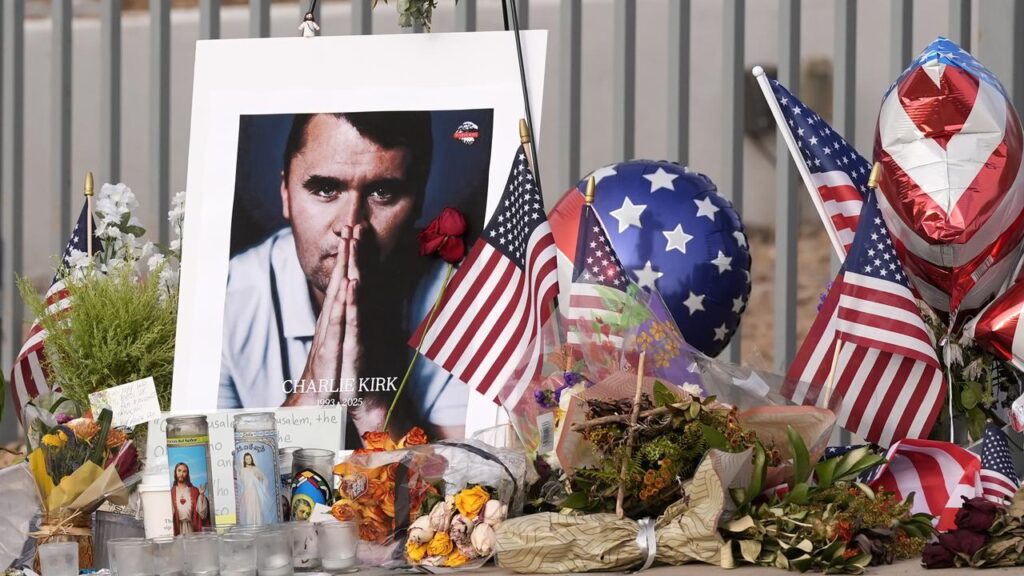 Very tight security precautions are expected at Charlie Kirk’s public memorial service.
