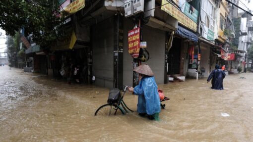 Severe flooding in Hanoi