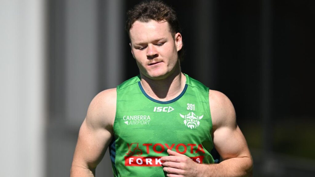Canberra’s Ethan Strange is out of Saturday’s NRL semi-final against Cronulla at GIO Stadium.