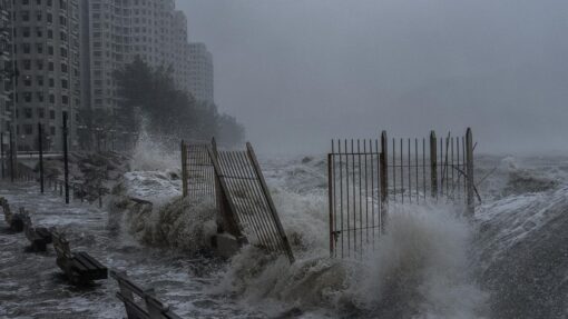 Hong Kong Asia Typhoon