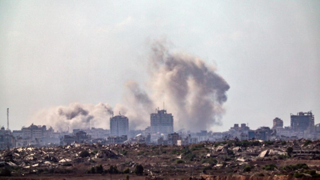 If Hamas don’t surrender their hostages, they can expect a “mighty hurricane”, warns Israel.
